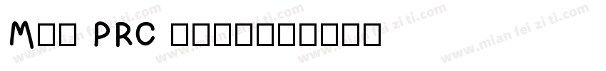 Mei PRC bold字体转换
